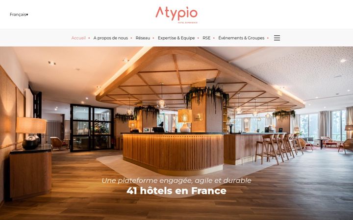 Captura de pantalla de atypio.com