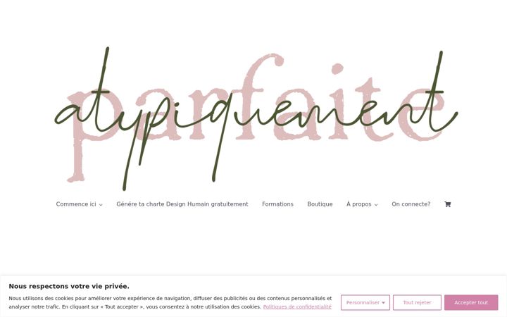 Screenshot of atypiquementparfaite.com