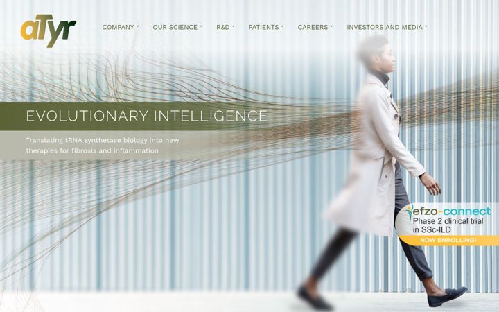 Captura de pantalla de atyrpharma.com