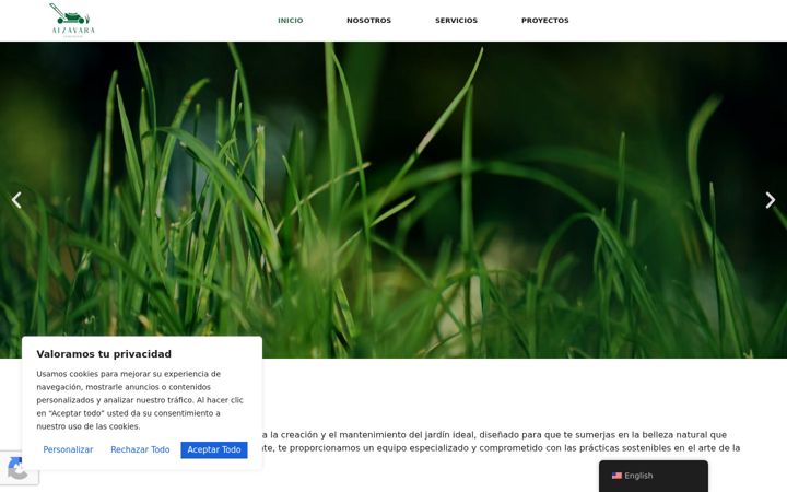 Screenshot of atzavarajardin.com