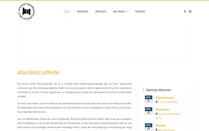 Captura de pantalla de atze-gross-lafferde.com