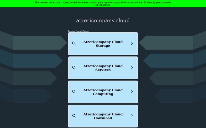 Screenshot of atzericompany.cloud