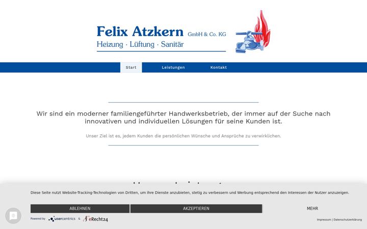 Screenshot of atzkern.com