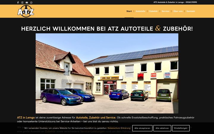 Screenshot of atzlemgo.de