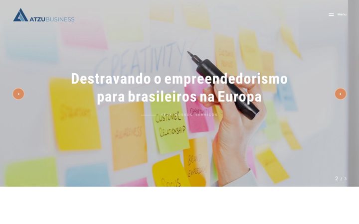 Captura de pantalla de atzu-business.com