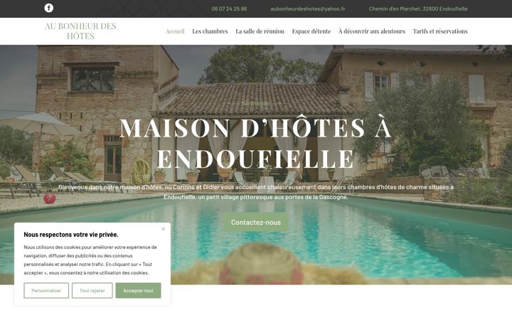 Zrzut ekranu au-bonheur-des-hotes.fr