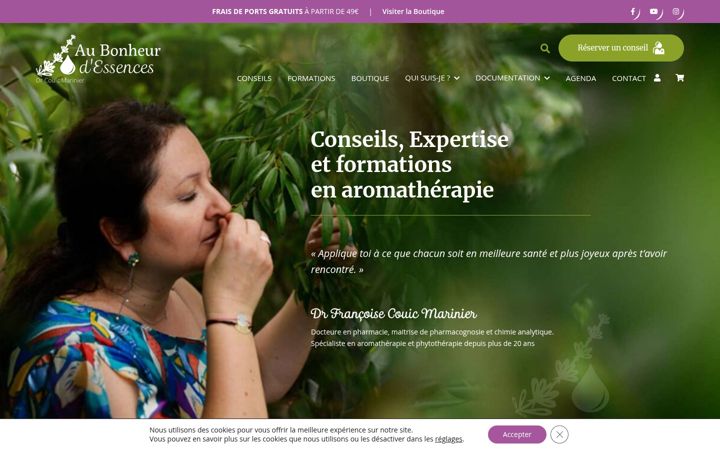 Екранна снимка на au-bonheur-dessences.com