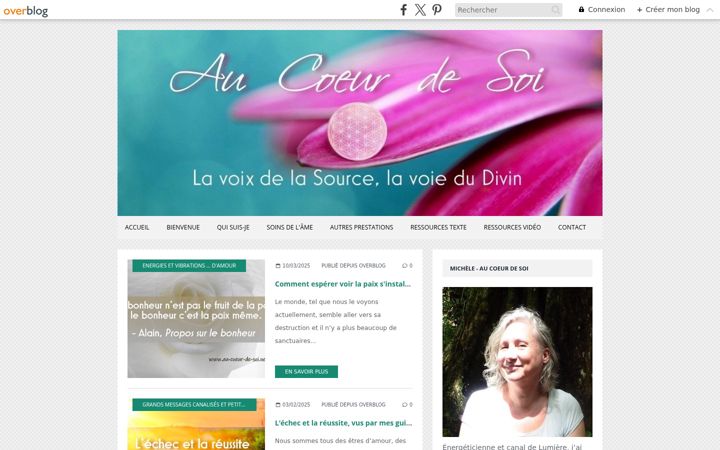 Screenshot of au-coeur-de-soi.net