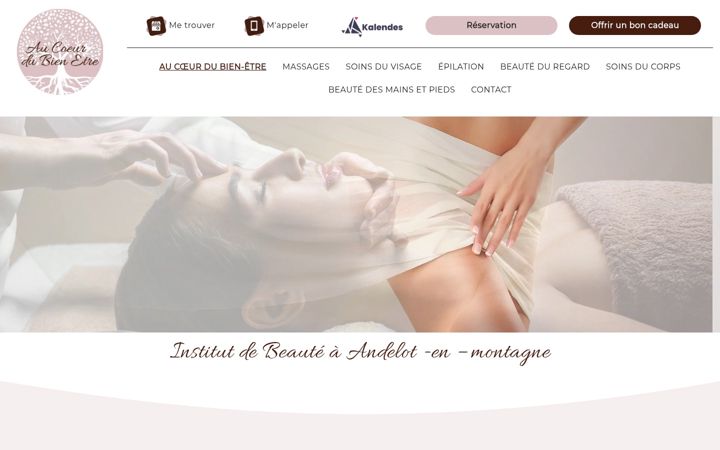 Zrzut ekranu au-coeur-du-bien-etre.fr