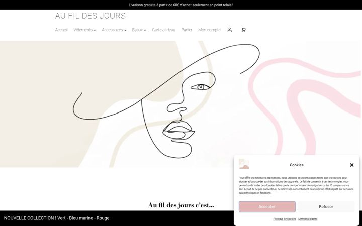 Екранна снимка на au-fildesjours.com