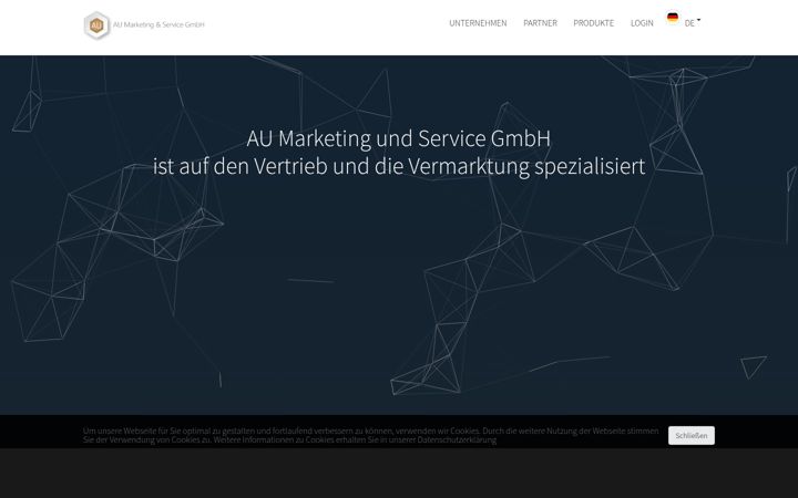 Екранна снимка на au-gmbh.com
