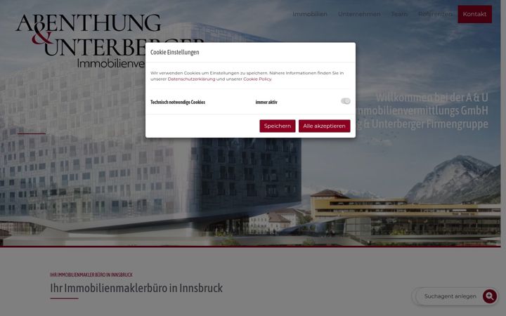 Screenshot of au-immo.at