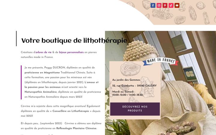 Képernyőkép: au-jardin-des-gemmes.fr