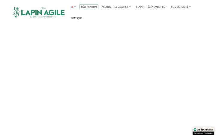 Екранна снимка на au-lapin-agile.com