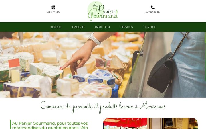 Képernyőkép: au-panier-gourmand.fr