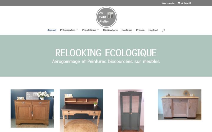 Screenshot του au-petit-atelier.fr