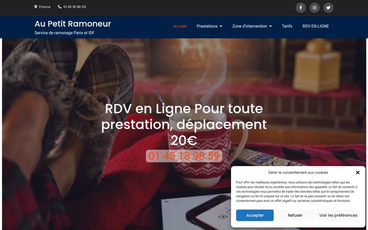 Екранна снимка на au-petit-ramoneur.com