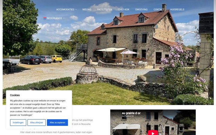 Екранна снимка на au-prairie-d-or.com