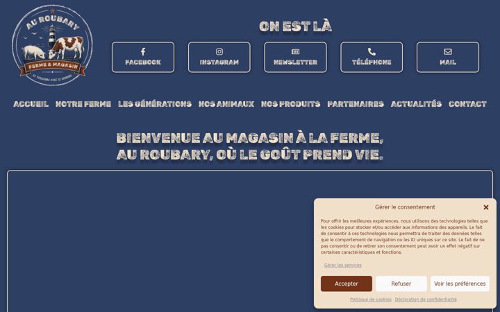 Screenshot of au-roubary.com