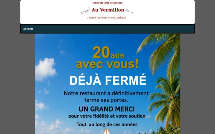 Screenshot stránky au-vermillon.com