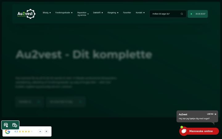 Screenshot of au2vest.dk