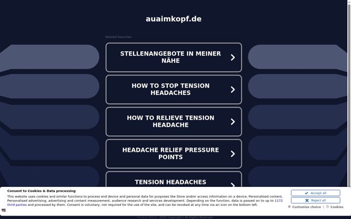 Screenshot of auaimkopf.de