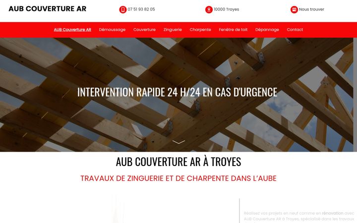 Kuvakaappaus sivustosta aub-couverture-ar.fr
