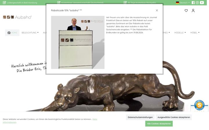 Screenshot of aubaho.de