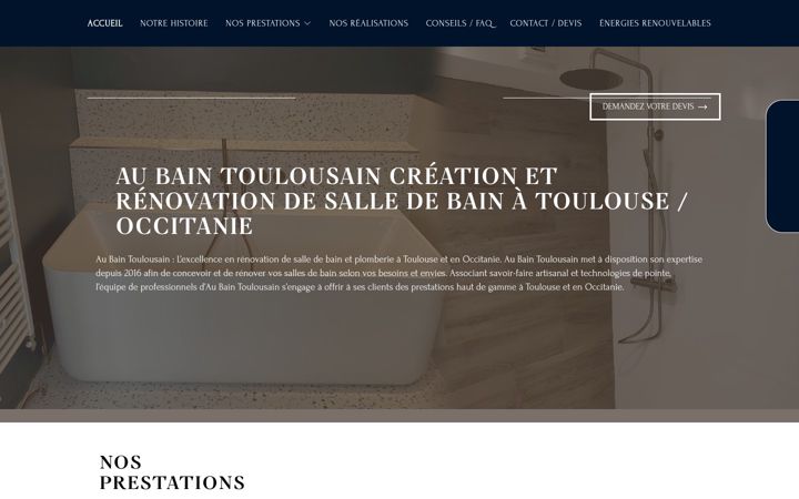 Screenshot of aubaintoulousain.fr