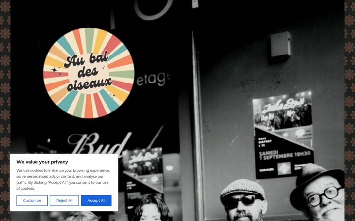 Screenshot of aubaldesoiseaux.fr