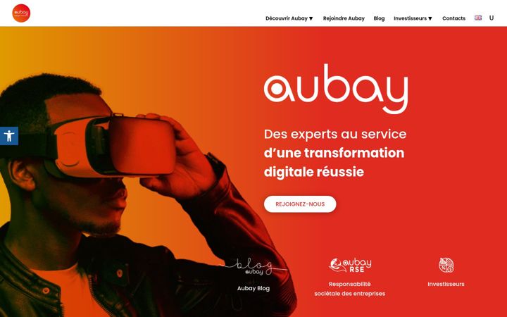 Screenshot of aubay.com