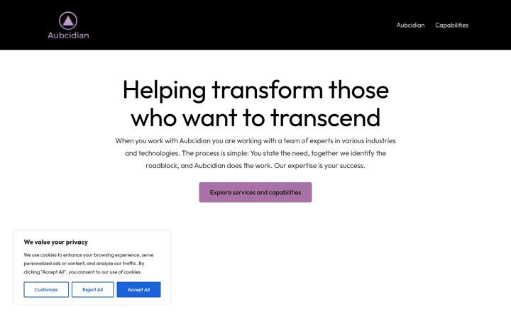 Screenshot of aubcidian.com