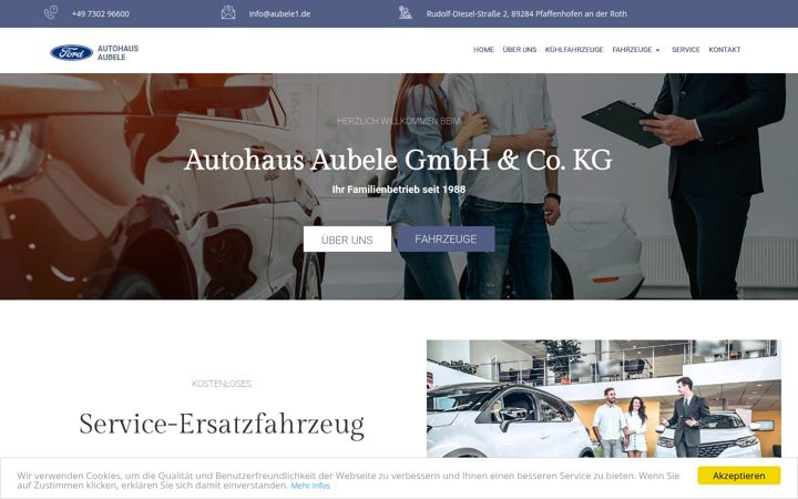 Screenshot of aubele1.de