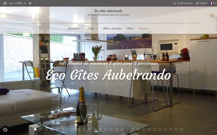 Screenshot of aubelrando.be
