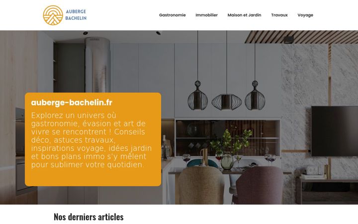 Screenshot of auberge-bachelin.fr