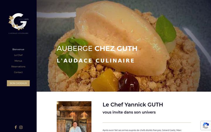 Screenshot of auberge-chez-guth.fr