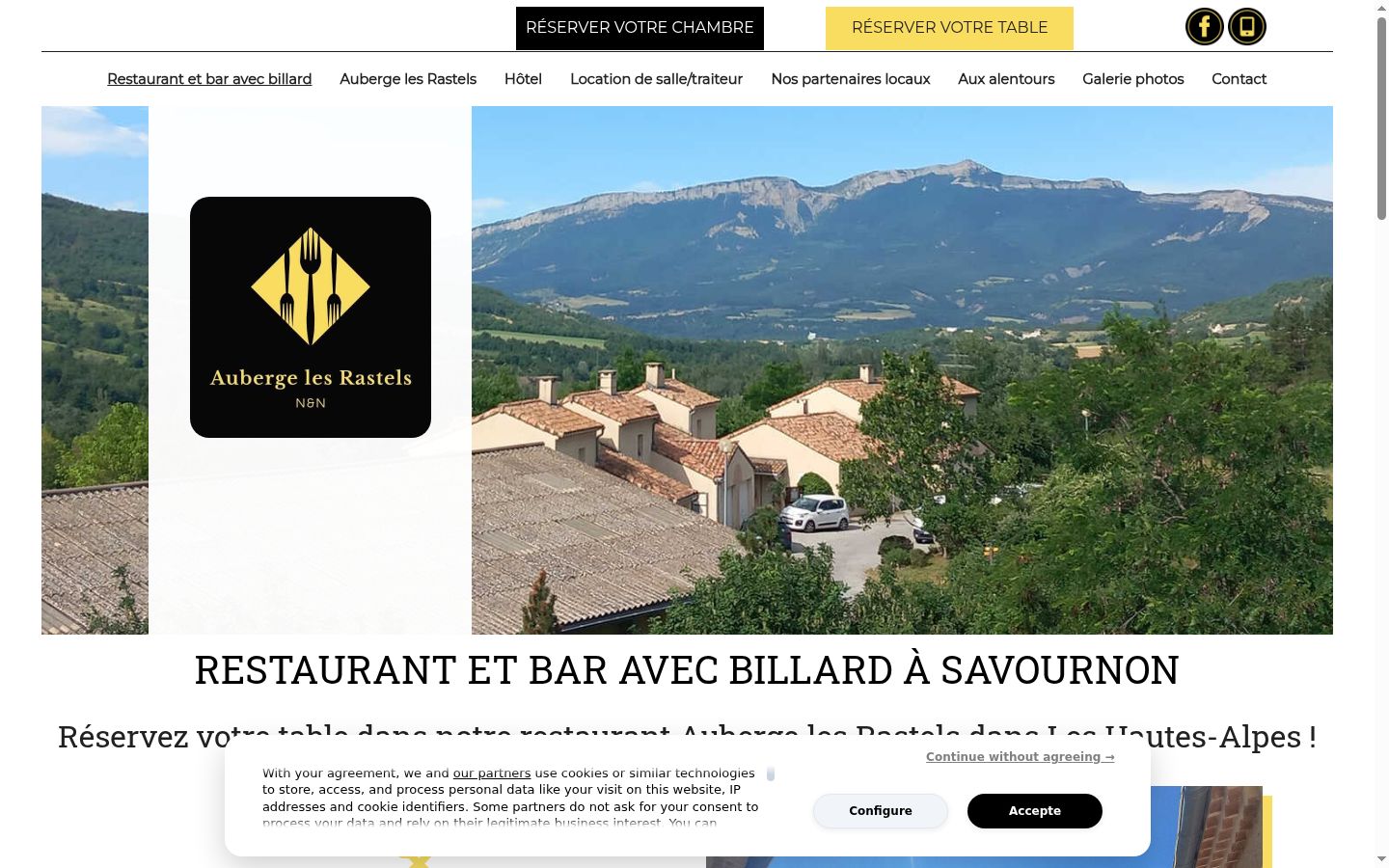 Screenshot tal-banner tal-kunsens muri qabel kwalunkwe interazzjoni