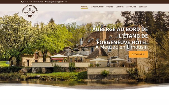 Screenshot of auberge-limousin.fr