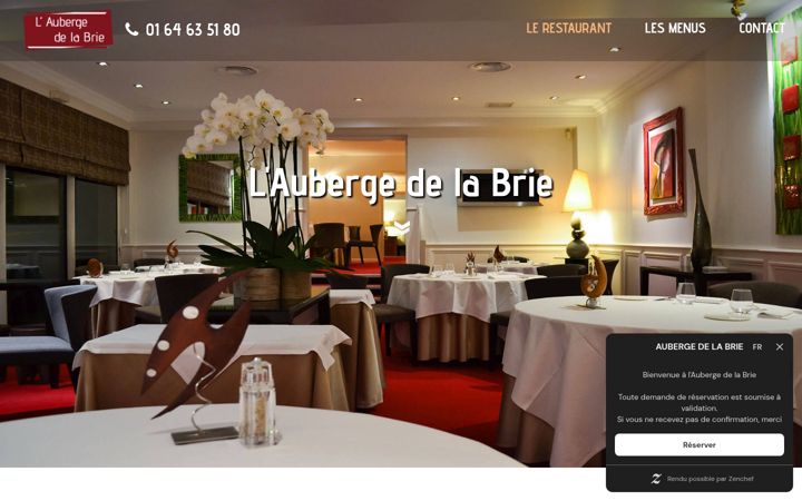 Screenshot of aubergedelabrie.net