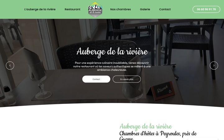 Zrzut ekranu aubergedelariviere.fr