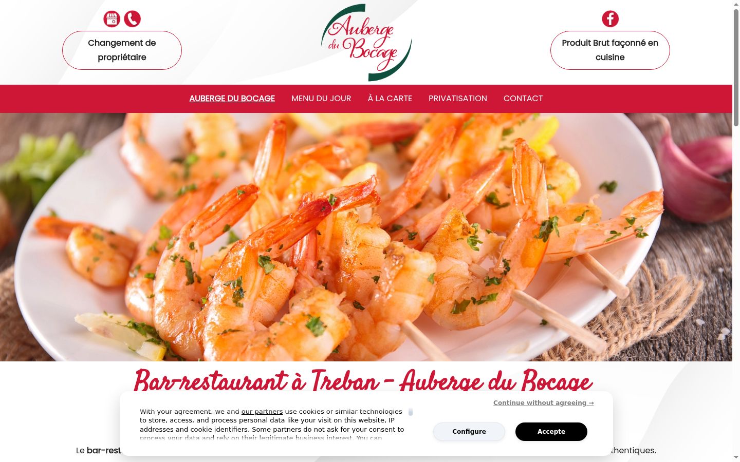 Screenshot tal-banner tal-kunsens muri qabel kwalunkwe interazzjoni