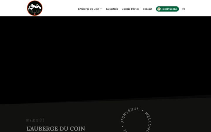 Screenshot of aubergeducoin.fr