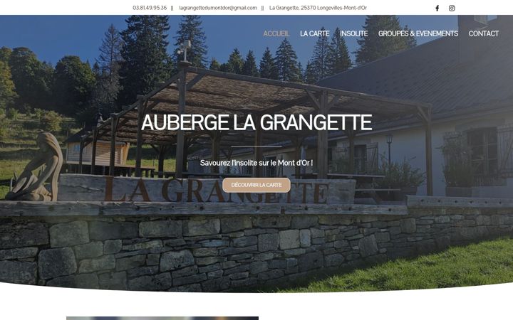 Zrzut ekranu aubergelagrangette.fr