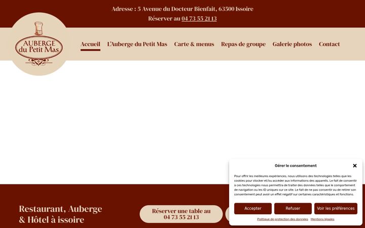 Screenshot von aubergelepetitmas.com