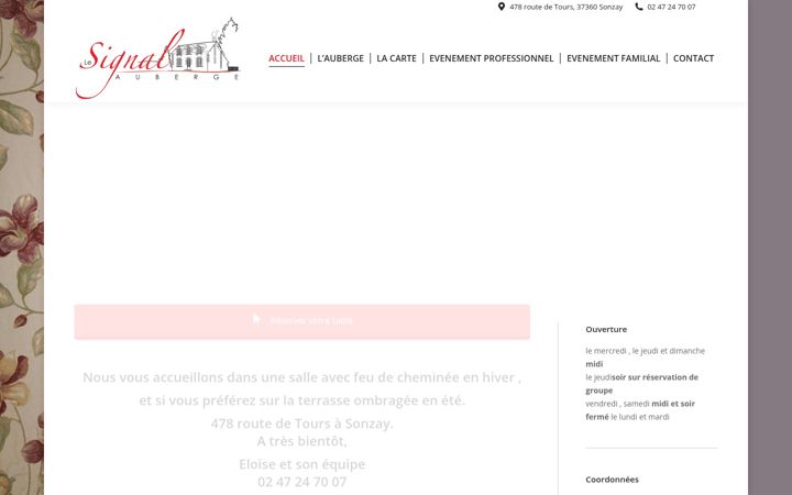 Ekraanipilt saidist aubergelesignal.com