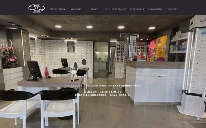 Screenshot of aubert-opticien.com