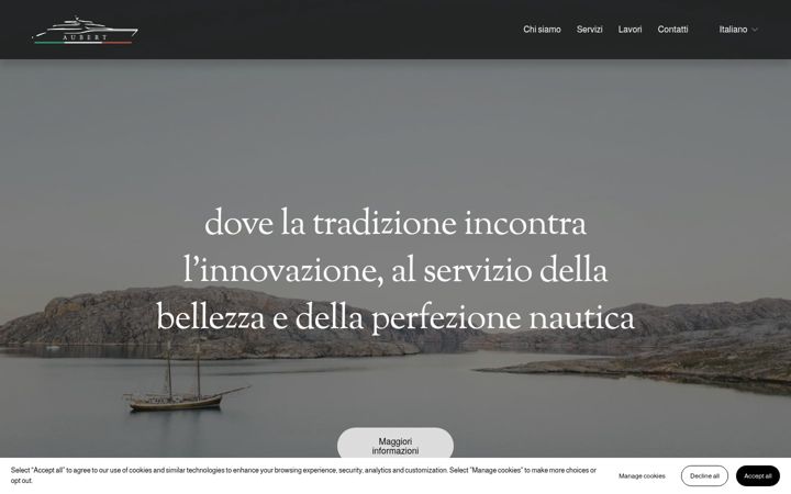 Screenshot of aubert.it