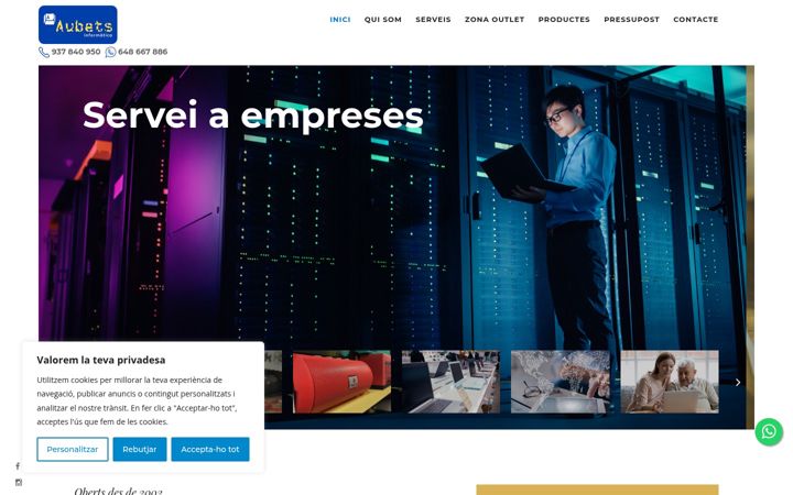 Screenshot of aubets.com