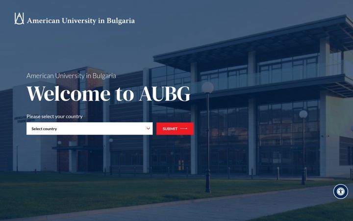 Screenshot of aubg.edu