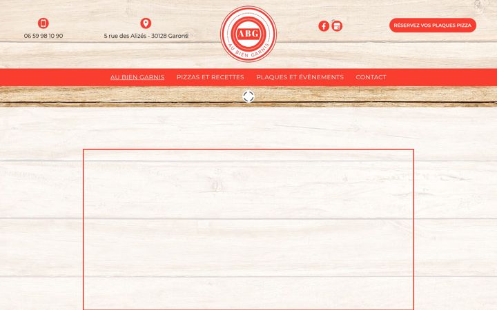 Screenshot of aubiengarnis.fr